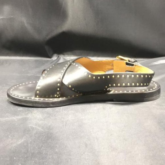 Isabel Marant Jane studded crossover-strap leather sandals - Picture 8 of 13